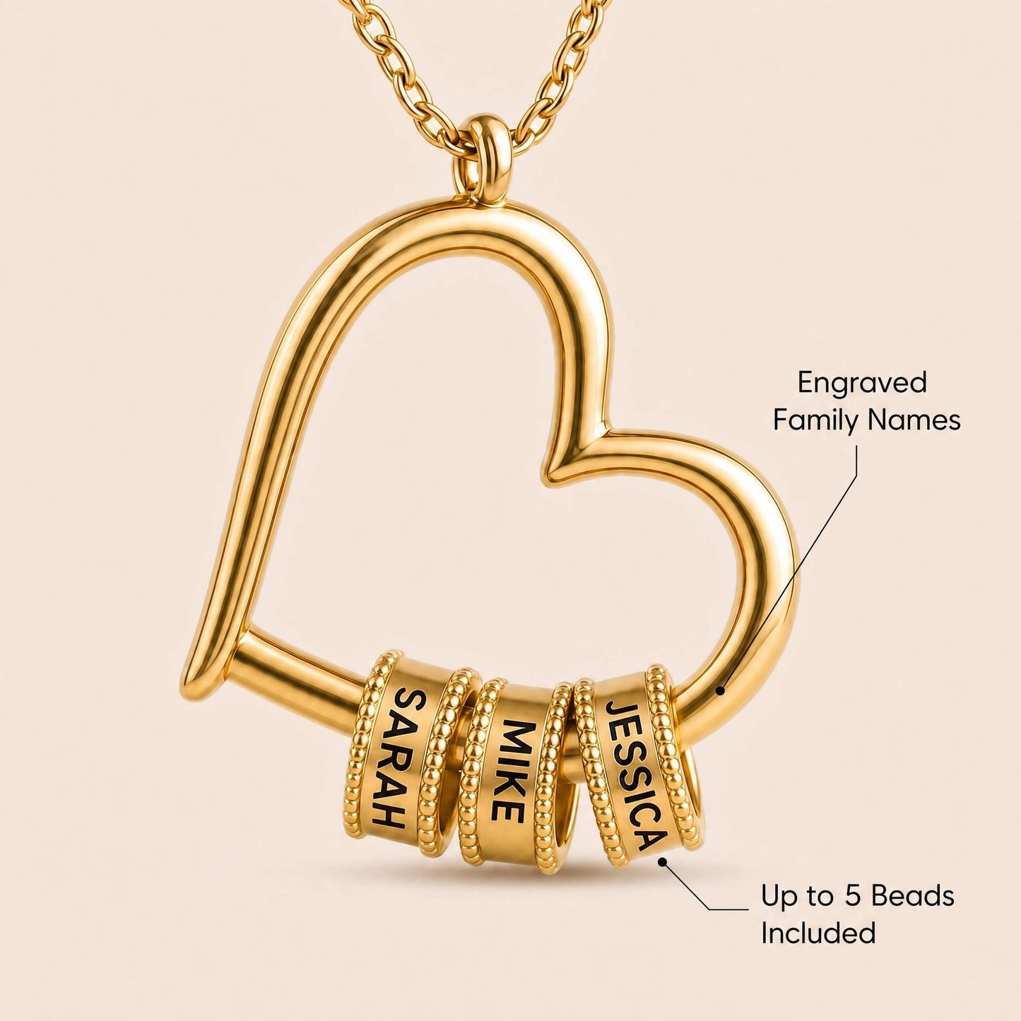 "The Heart of the Family" Necklace