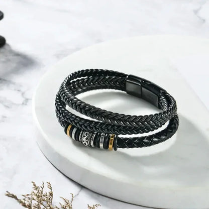 To My Son - "Love You Forever" Bracelet Gift Set with Wooden box
